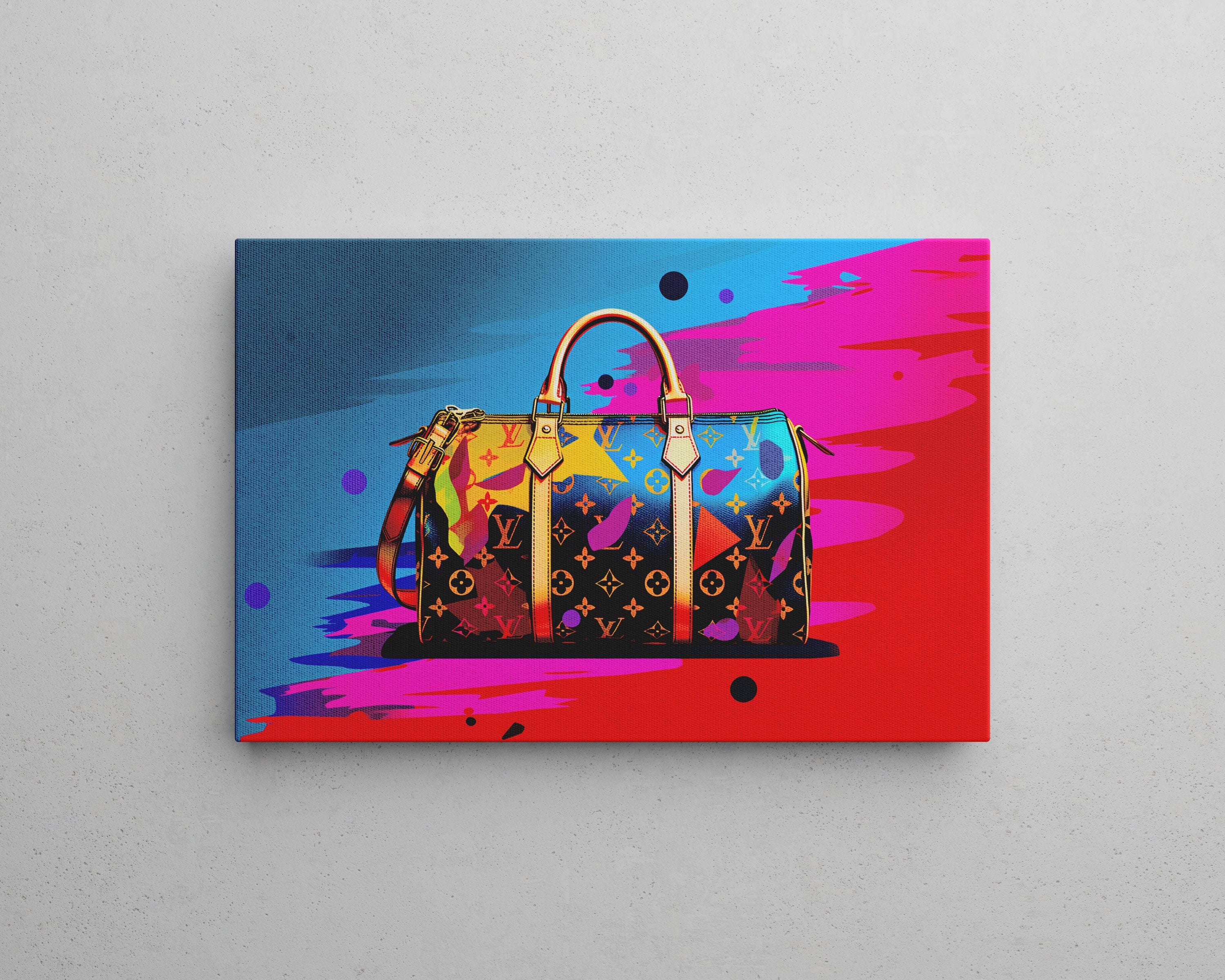 peinture tableau louis vuitton