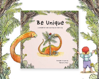 Livre pour enfants personnalisé, soyez unique, pour les enfants de 2 à 7 ans, cadeau d'anniversaire unique