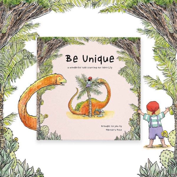 Livre pour enfants personnalisé, soyez unique, pour les enfants de 2 à 7 ans, cadeau d'anniversaire unique