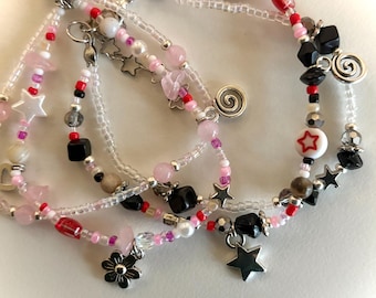 double beaded bracelets