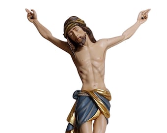 Hand-Carved Wooden Crucifix | High-Quality Sacred Art | Christ Crucifix for Home, Altar, or Precious Spiritual Gift