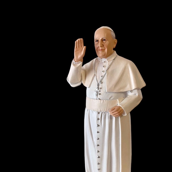 POPE FRANCIS Resin Statue Cm. 20