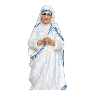Handcrafted Fiberglass Outdoor/indoor Use Statue Mother Therese of Calcutta Statue - St. Therese Figurine - Catholic Saint.