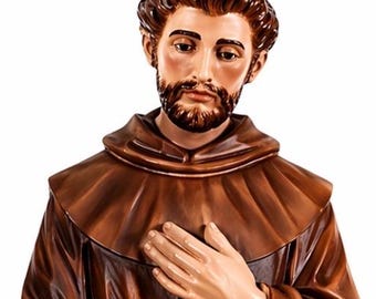 San Francisco con el perro lobo. A todo color, para exteriores o interiores.