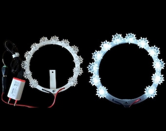 Corona Halo Iluminada Stellarium de Alta Calidad con Fuente de Alimentación. Corona Luminosa - Estrella LED de alta calidad con transformador en varios tamaños