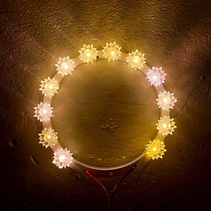 LED Halo for indoor Use Statues - High Quality Halo for Madonna and Mary Figures.