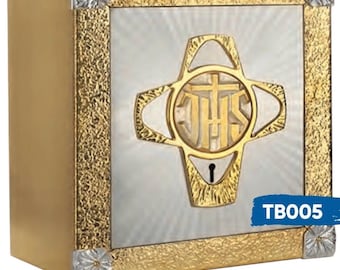 Tabernáculo de mesa JHS, 3 tamaños disponibles (También disponible bajo pedido para uso en pared).