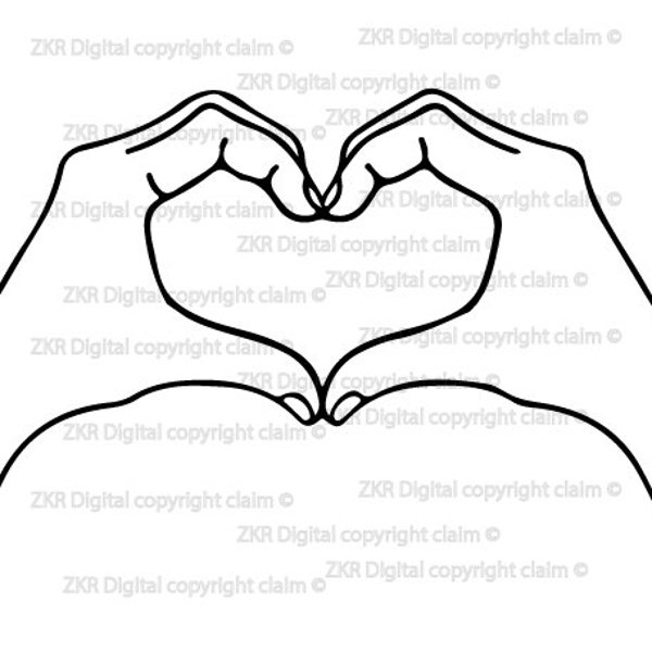 Heart Hands svg, Love Hands svg, Heart Sign svg, valentines day svg, love svg, 14 February svg, jpg, png, svg, heart shape hands, cut file