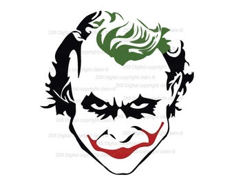 JOKER SVG, Joker Smile Svg, Gothic Svg, Joker Grin Grinning, horror movie svg, horror svg, Joker Clipart, joker face svg, Poker png svg jpg