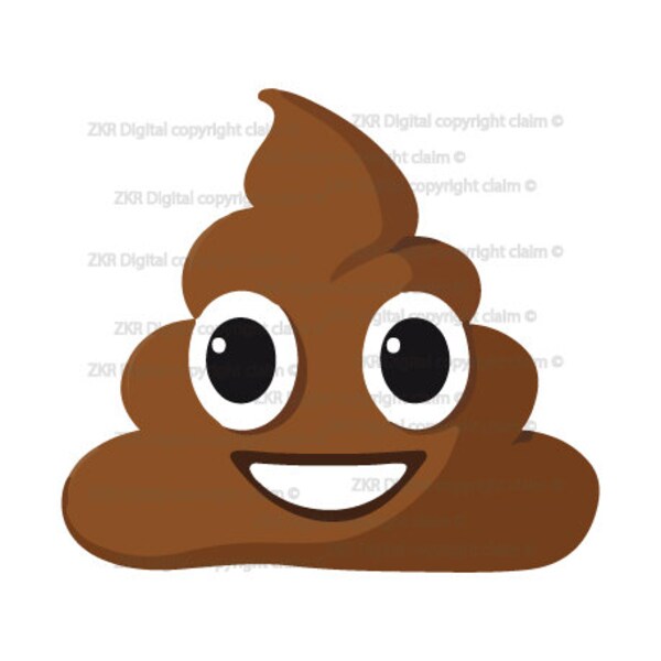 Poop Emoji SVG, poop svg, Emoji Poop, Poo Emoji Birthday Clipart, smiling poop, cute poop svg, poop clipart, poop tshirt svg, poop cut file