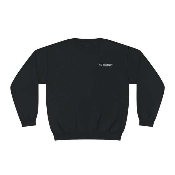 I Am Photon, Christian sweater, design, simplistic, and minimalistic Unisex NuBlend® Crewneck Sweatshirt