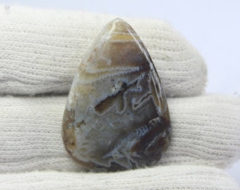 Classic Top Grade Quality 100% Natural Stick Agate Pear Shape Cabochon Loose Gemstone For Making Jewelry. 38 CT #730