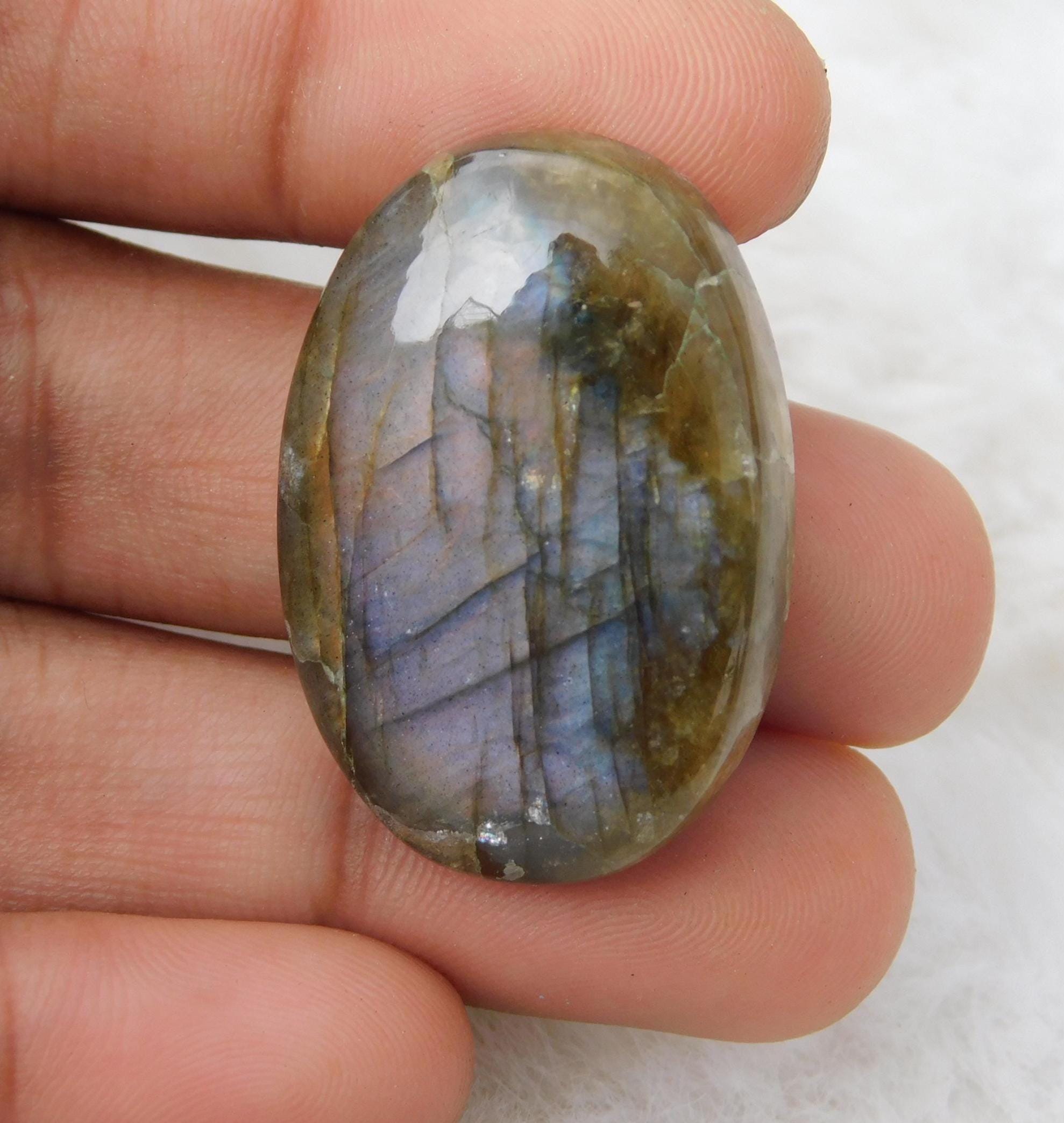Spectrolite Labradorite Gemstone Natural Spectrolite Labradorite Cabochon Labradorite Loose Stone For Jewelry Making. 47 ct #3443