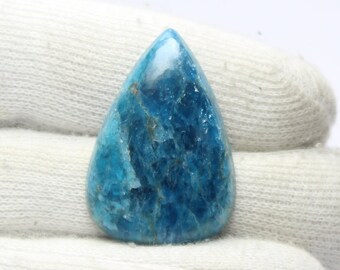 Shining Apatite stone,Blue Apatite Gemstone For Jewelry,100%Natural,loose stone,semi precious,cabochon. 35 ct #867
