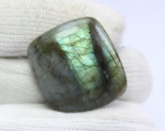 Beautiful Unique Multi Rare Fire Natural Labradorite Cabochon Pendant Jewelry Making Stone Labradorite Stone, 43 Ct #447