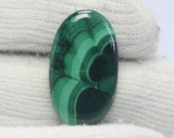 Awasome Malachite Gemstone Cabochon, Designer Green Malachite For Jewelry Making Natural Malachite Loose Stone. 19 CT #491