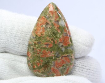 Attractive! Unakite Cabochon Loose Gemstone, Natural AAA Quality Unakite Gemstone For Handmade Jewelry making. 60 CT #391