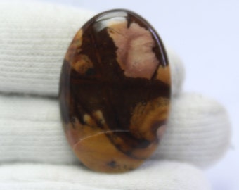 Supreme Top Grade Quality 100% Natural Outback Jasper Oval Shape Cabochon Loose Gemstone For Making Jewelry. 50 Ct #328