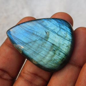 天然アマゾナイトカボション：ハンドメイドルースジェムストーン、44