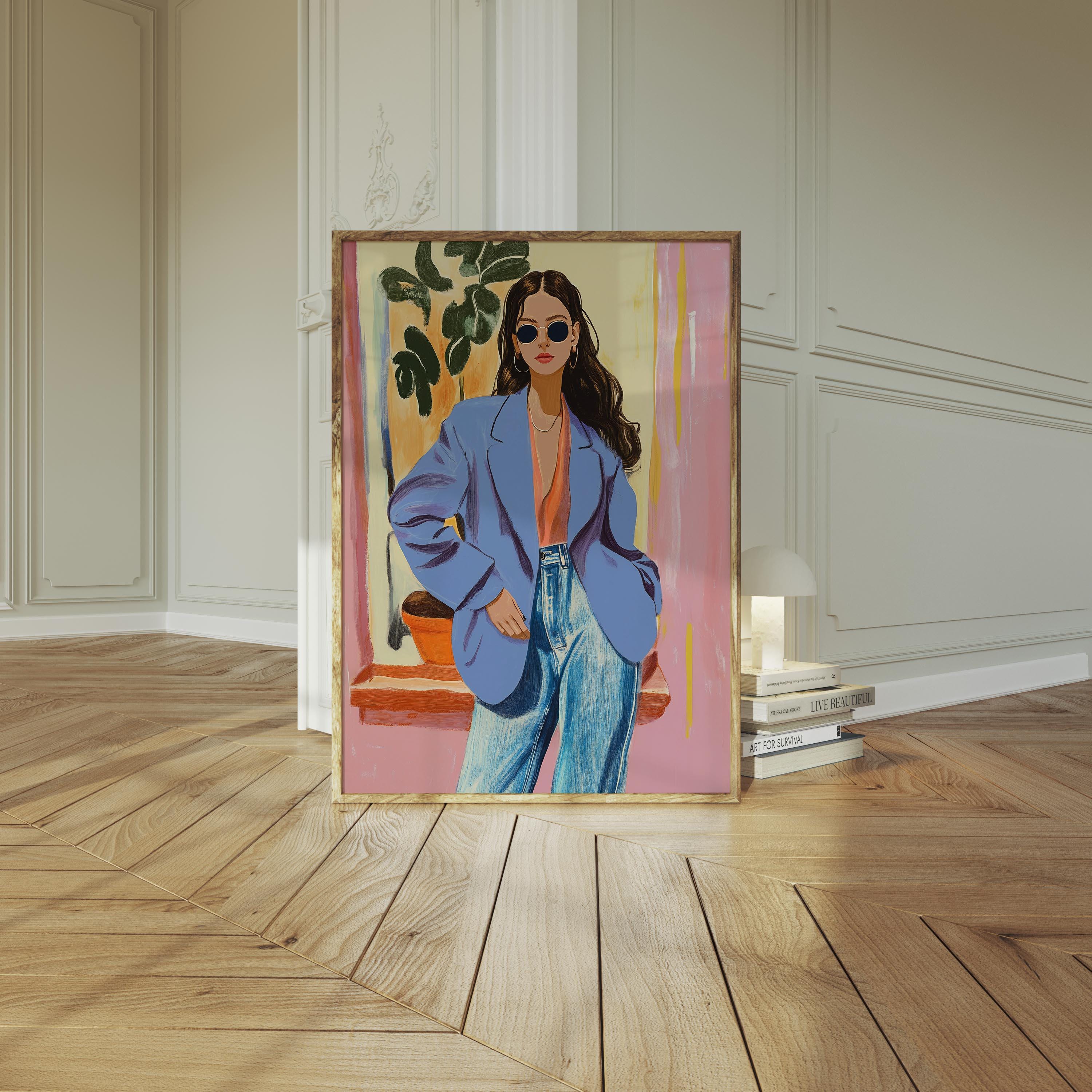 thumbnail image 2 of INTIMATE MOMENT SEXY GIRL Wall Art Poster Grand Format A0 Large Print... 2 of 14