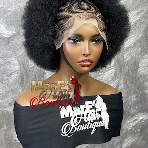Braided Wigs,Closure Twist,Braided wigs for blackwomen,FreeshippingCornrow,Box Braid,Micro Twist,Ready to Ship,Braids,Afro , Afro Hair