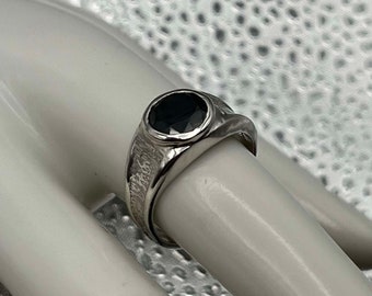 HB AMERICA Sterling Silver Round & Princess CZ Three Row Channel Set W