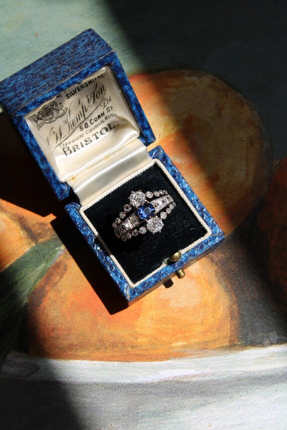 Captivating Victorian Diamond and Sapphire Mixed C