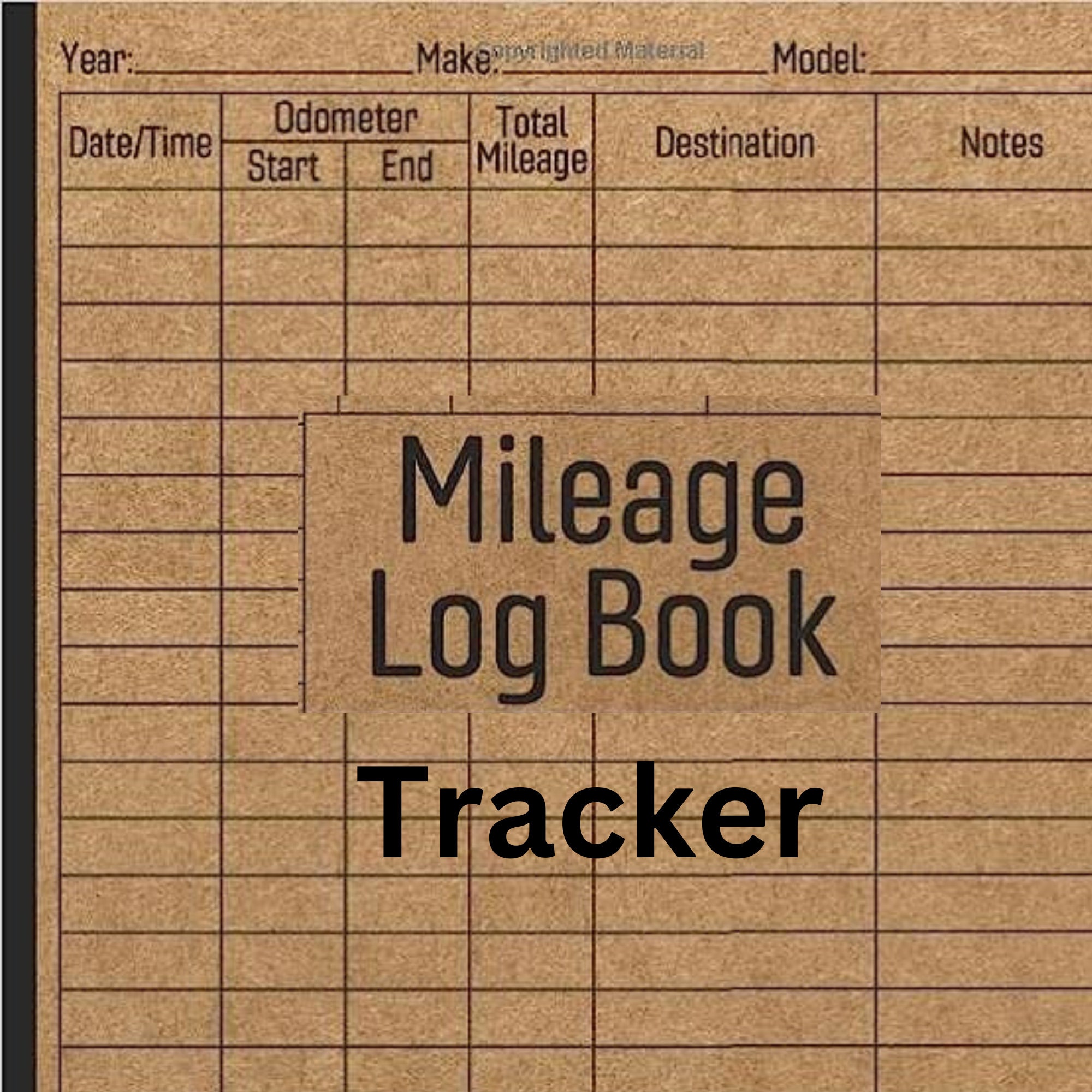 Buy Mileage Tracker Printable : Vehicle Mileage Tracking Online in ...