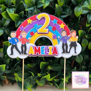 Wiggles 3D cake topper