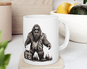 Yeti Coffee Mug, Custom Coffee Cup, Personalized Coffee Cup, 11 Ounces Ceramic Coffee Mug, Customized Mug for Men, Gift for Him