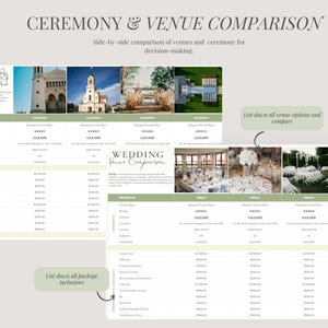 Digital Wedding Planner | Google Sheets Spreadsheet Tool (Instant Download) image 10