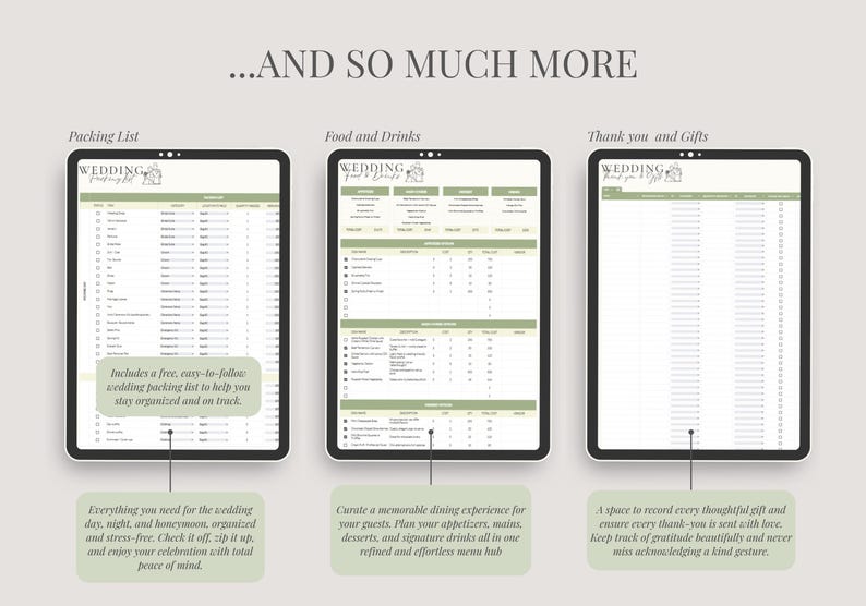 Digital Wedding Planner | Google Sheets Spreadsheet Tool (Instant Download) image 12