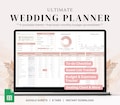 Wedding Planner Spreadsheet | Digital Wedding Budget Planner | Wedding Checklist Google Sheets | Wedding Budget | Wedding Planner