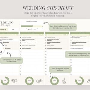 Digital Wedding Planner | Google Sheets Spreadsheet Tool (Instant Download) image 8