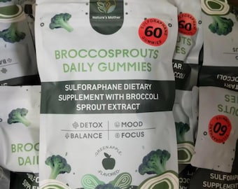 Broccoli Sprout Extract Vegan gummy’s High Potency Sulforaphane