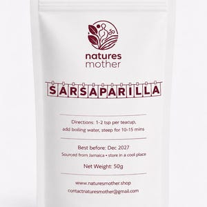 Organic Jamaican Sarsaparilla Root /Herb 50g