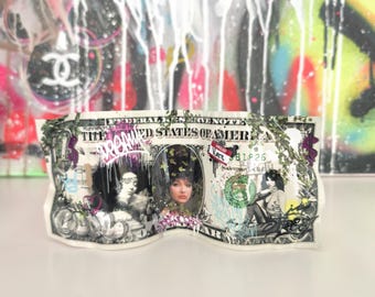 Kate Bush Metal Ticket Sculpture Street Art Pop Chic Decoration