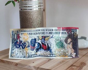 Escultura de boleto de metal Goldorak Grendizer, arte callejero, decoración vintage geek