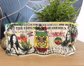 Bob Marley Metal Ticket Music Sculpture Street Art Pop Reggae Decoration