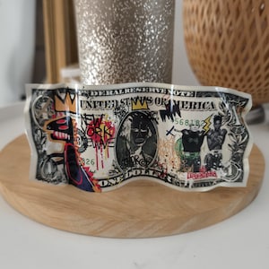 Metal ticket Jean Michel Basquiat Sculpture Street Art pop chic decoration