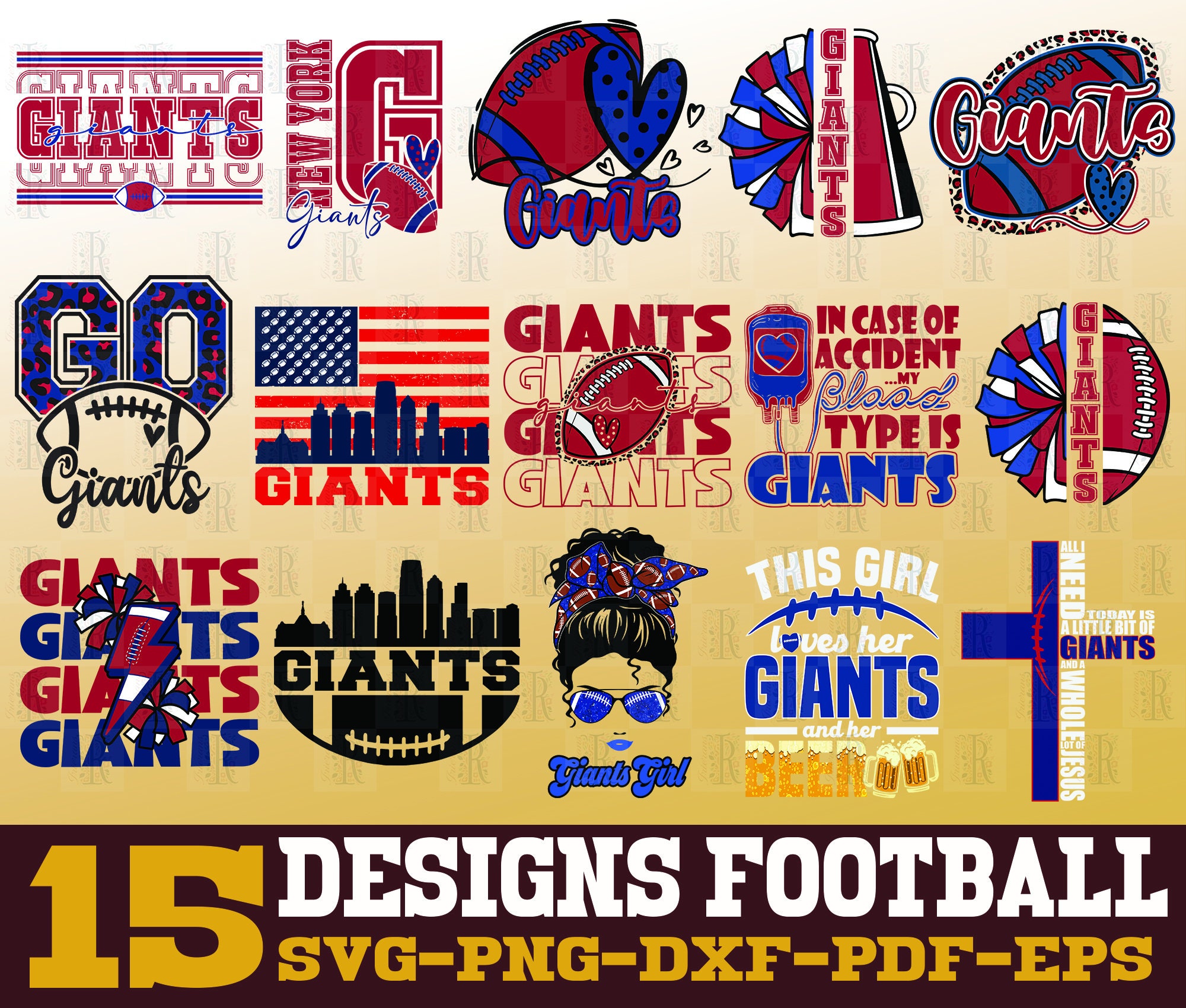 Giants Wavy Stacked Svg Go Giants Svg Giants Team Retro 