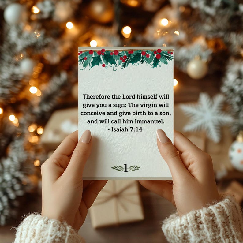 Advent Scripture Calendar Printable Nativity Calendar Advent Cards Advent Scripture Calendar Printable Nativity Calendar Advent Cards