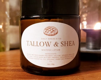 Organic Tallow & Shea Butter Lotion