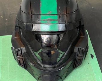 3D printed halo 3 ODST inspired helmet fan made