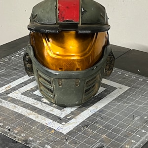3D printed halo wars mark 4 fan made inspired Red Team leader Jerome Spartan 092 helmet