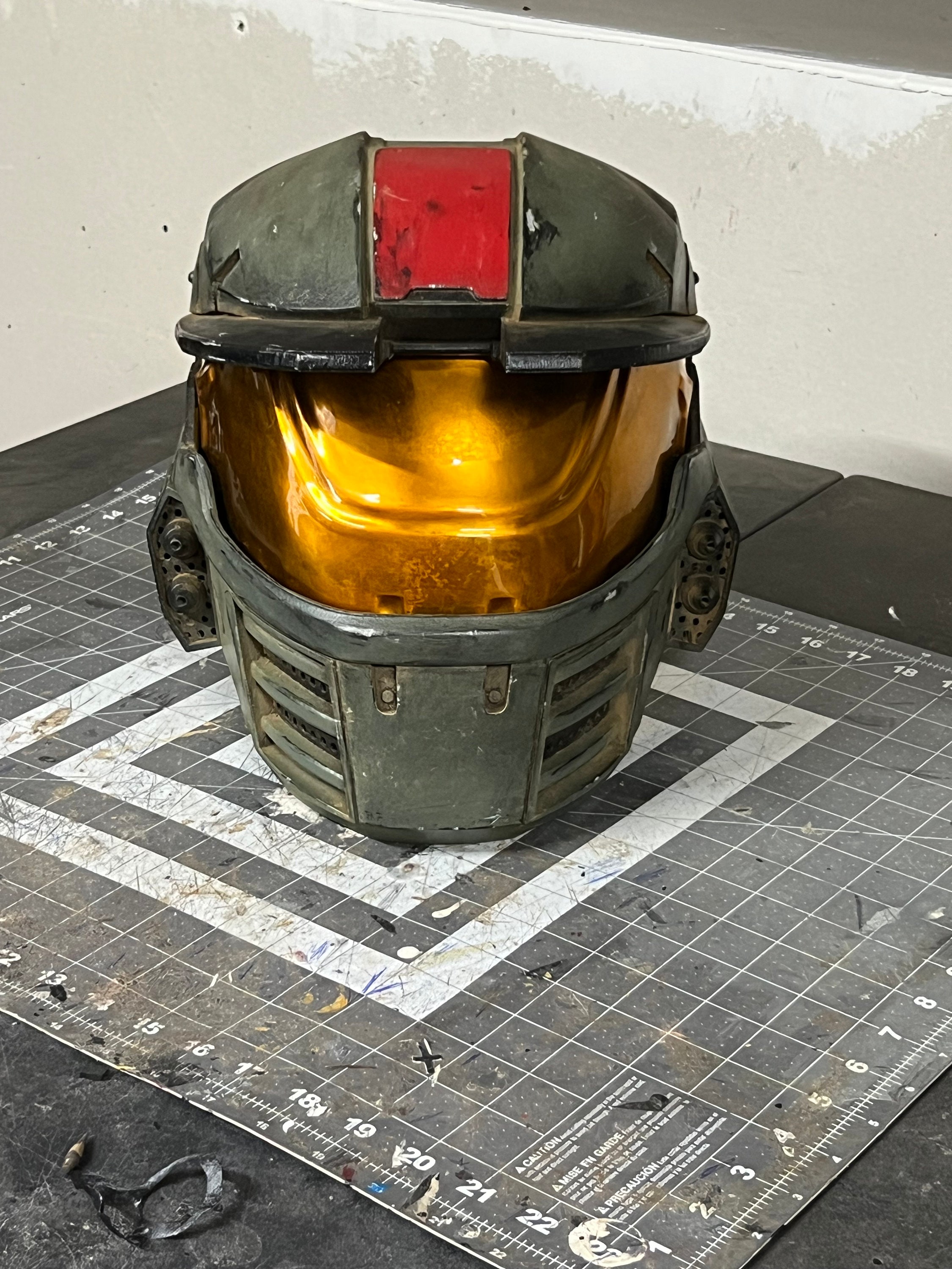 3D gedruckter Halo Wars Mark 4 Fan machte inspirierten Red Team Leiter Jerome Spartan 092 Helm