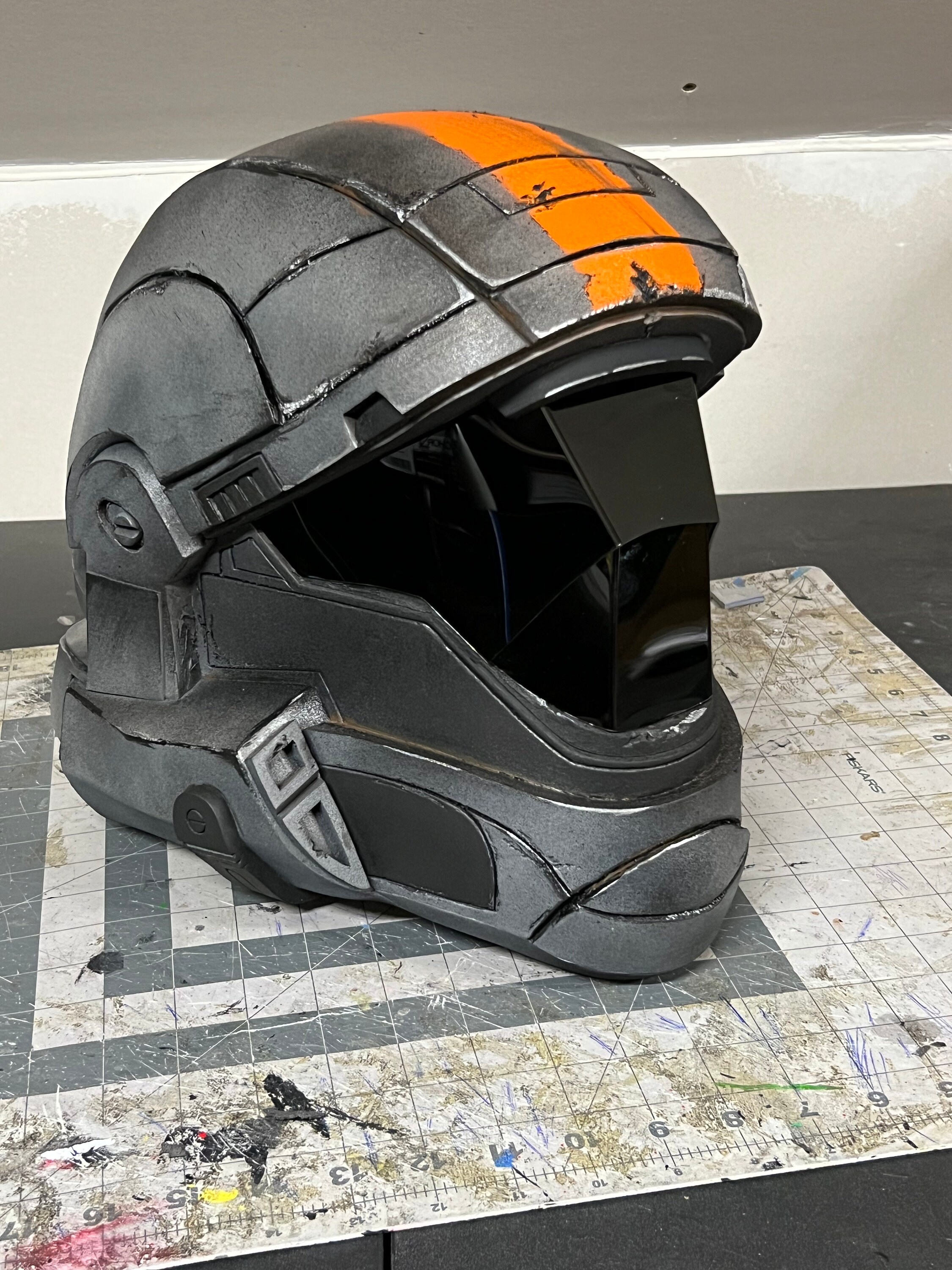 EVA Foam Halo 3 Odst Inspired Fan Made Helmet/one Stripe Etsy
