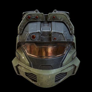3D printed Halo Reach Scout helmet fan made