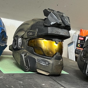 3D printed Halo reach/infinite Noble 5 Jorge grenadier helmet inspired fan made helmet