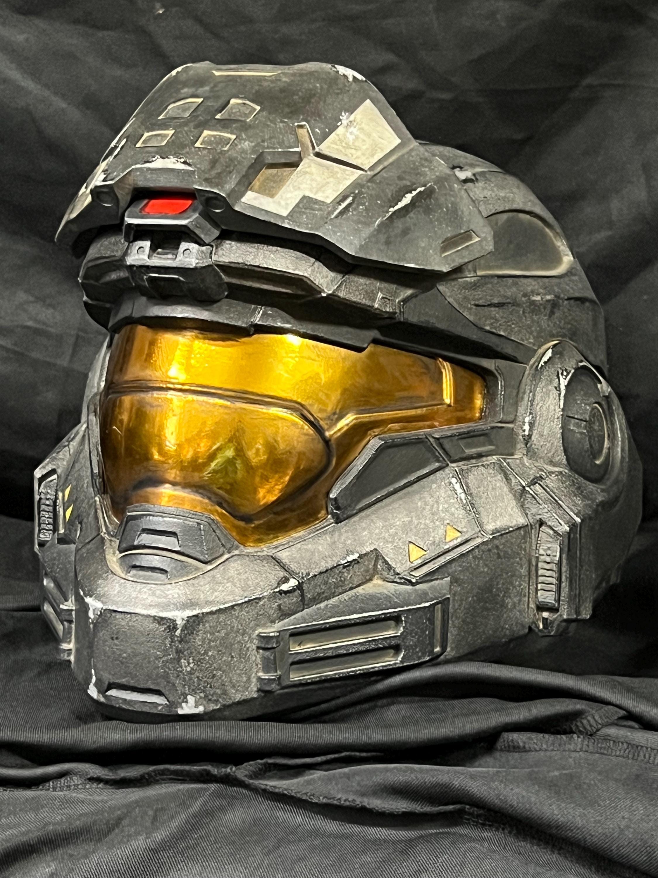3D printed halo reach markVB noble 6 helmet fan made with attachment